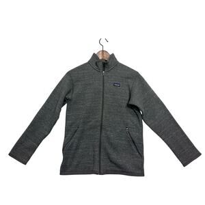 Patagonia Boys Better Sweater Gray Jacket Size XL 14